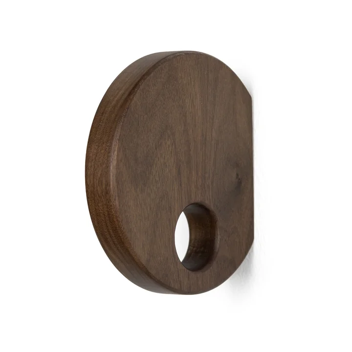 HANA - Yoyo Wandhaken Ø 12 cm, Walnuss natur