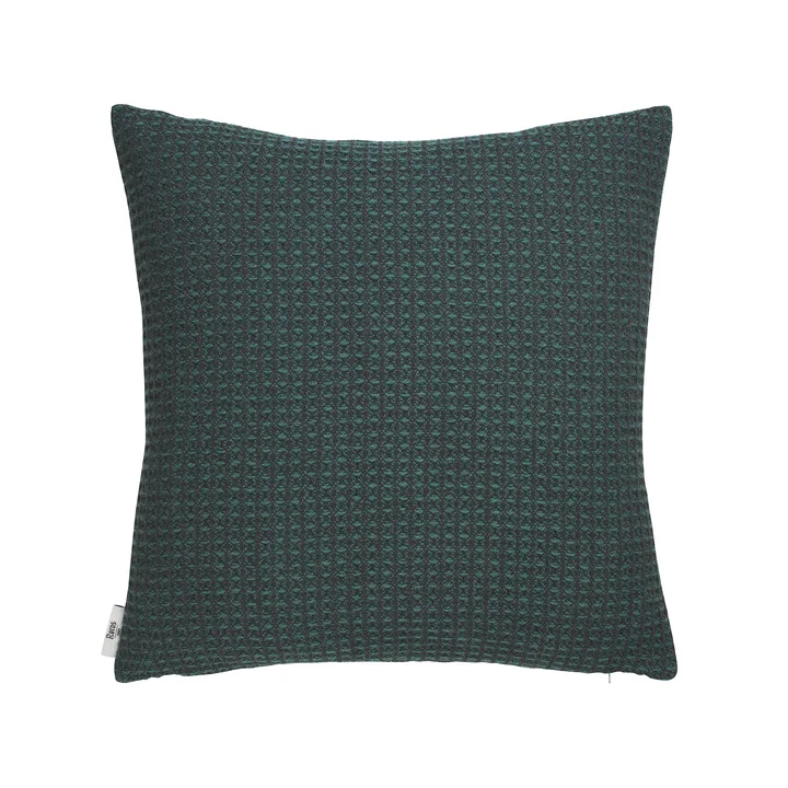 Vega Kissen, 50 x 50 cm, dunkelgrün von Røros Tweed