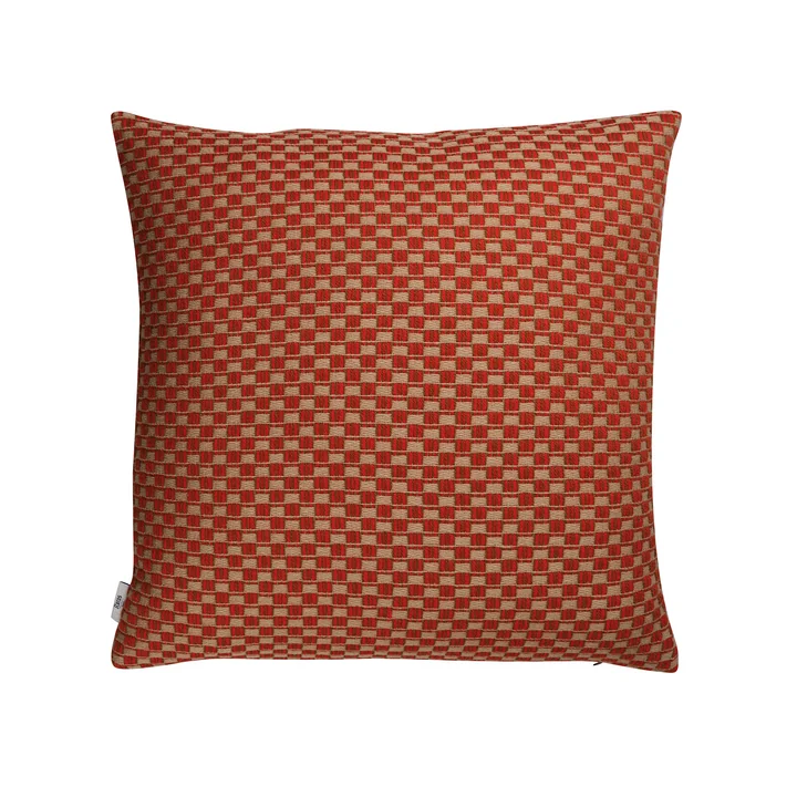 Isak Kissen, 60 x 60 cm, red sumac von Røros Tweed