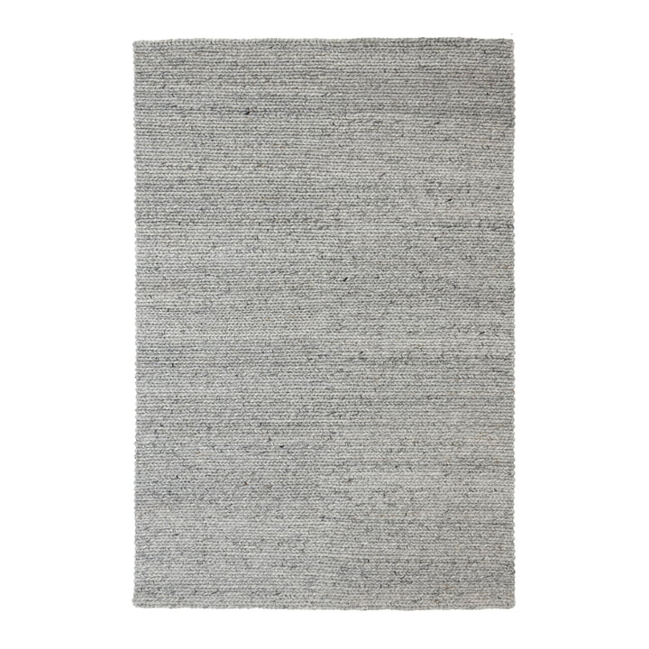 Nuuck - Fletta Teppich, 200x300 cm, grau/weiß