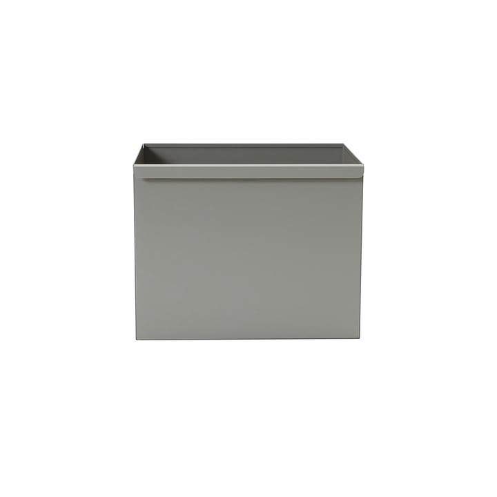 Rack Aufbewahrungsbox für Regal, 38 cm x 30 cm, grau von Nicolas Vahé
