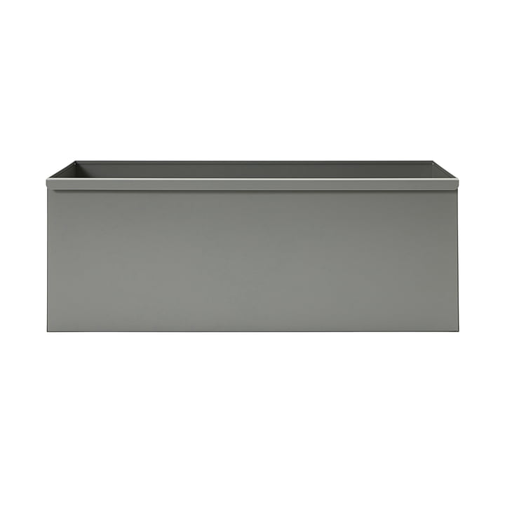 Rack Aufbewahrungsbox für Regal, 78 cm x 30 cm, grau von Nicolas Vahé
