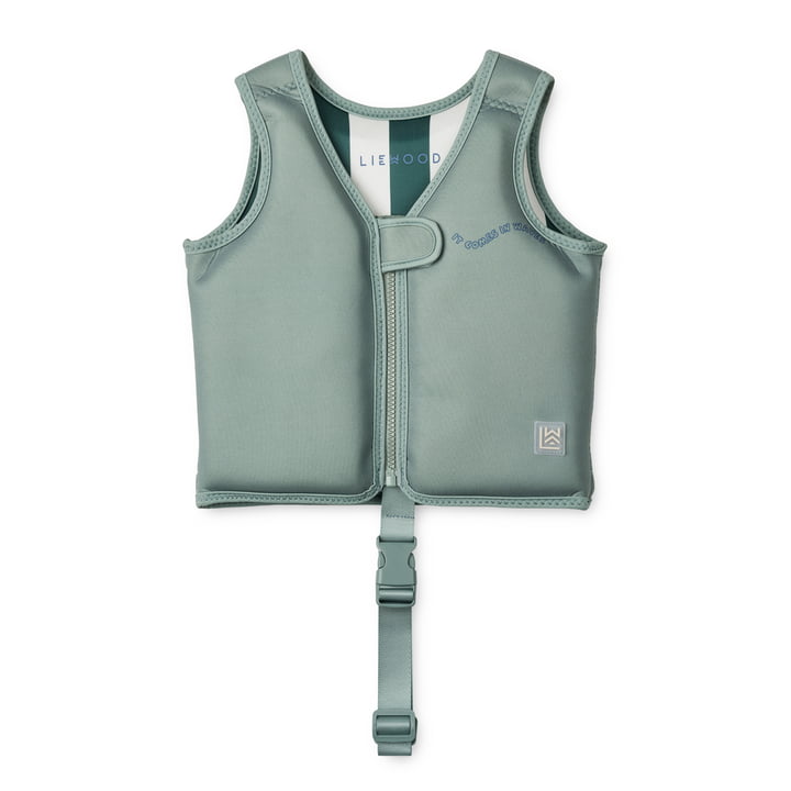 Dove Schwimmweste, 11 - 15 kg, it comes in waves / peppermint von LIEWOOD