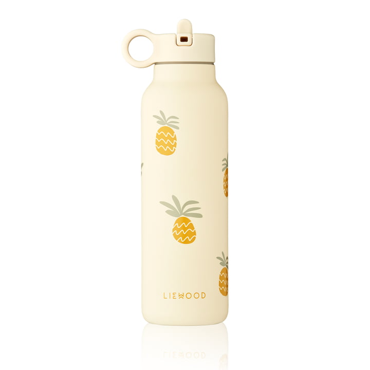 Falk Wasserflasche, 500 ml, pineapples / cloud cream von LIEWOOD