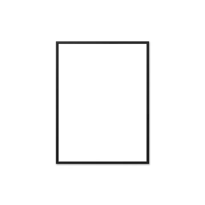 Bilderrahmen Aluminium schwarz für The Poster Club 
