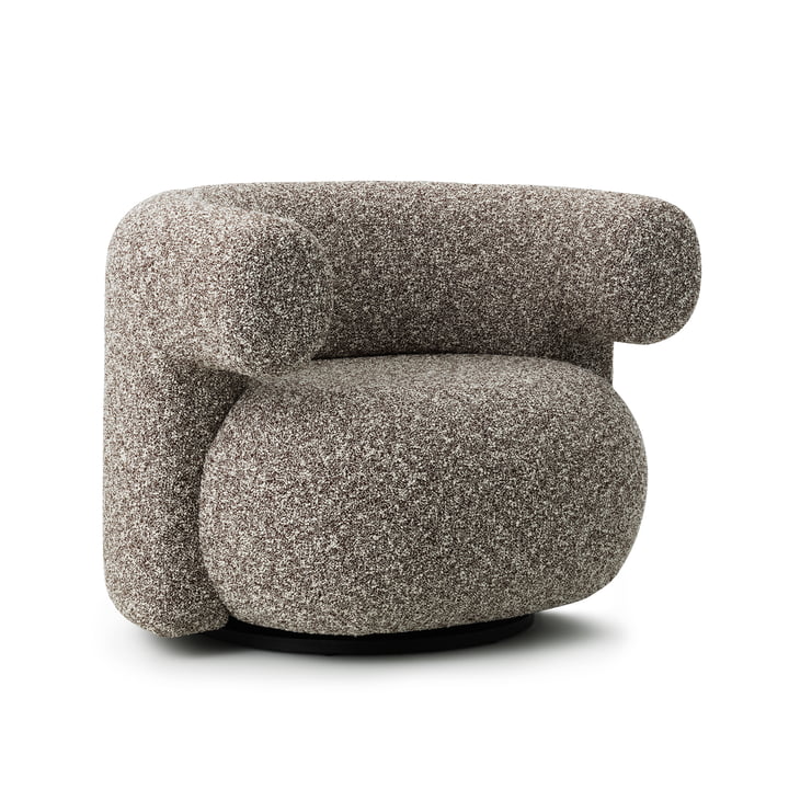 Burra Lounge Chair, Zero 0110, mit Rückdrehfunktion von Normann Copenhagen