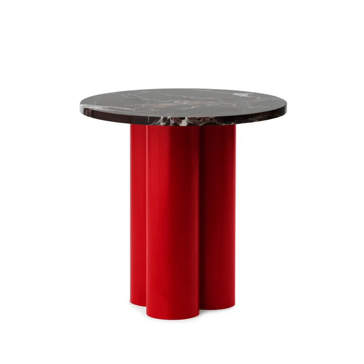Dit Beistelltisch Ø 40 cm, rosso levanto / bright red von Normann Copenhagen