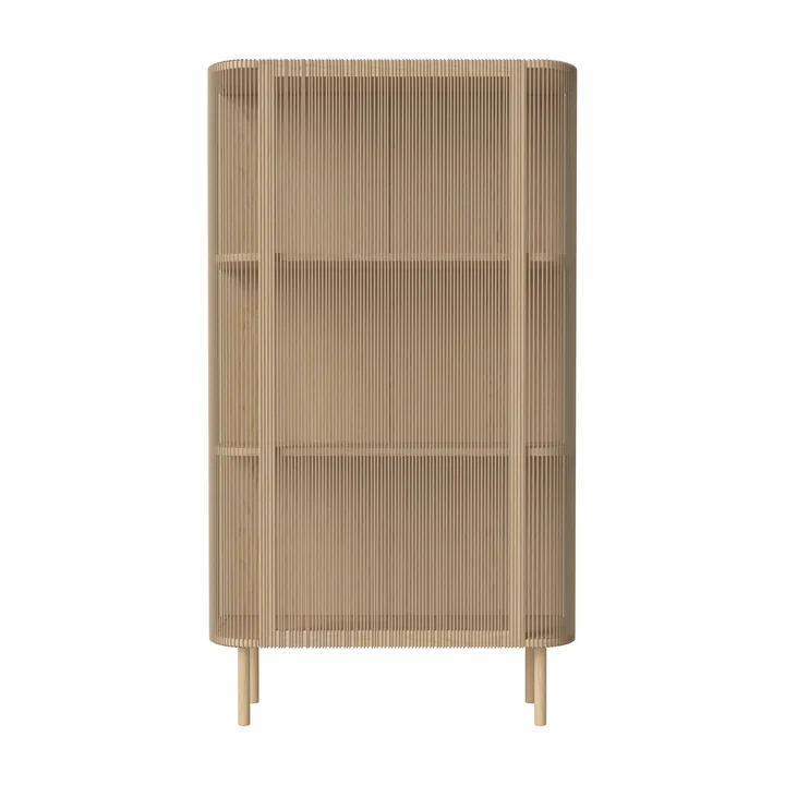 Cord Highboard, nature Cord, weiß pigmentiert Eiche / geölt von Bolia