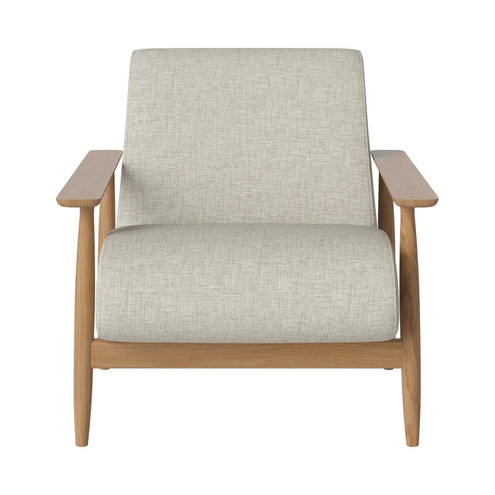 Visti Sessel, Eiche geölt / Nantes hellbeige von Bolia