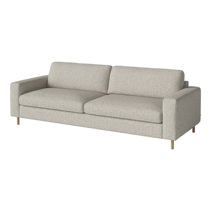 Scandinavia 3-Sitzer Sofa, Eiche geölt / Nantes sand von Bolia