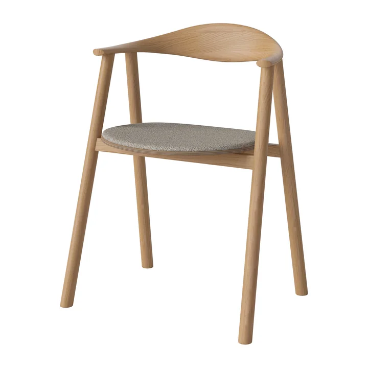 Swing Armlehnstuhl, Eiche geölt / Monza sand von Bolia