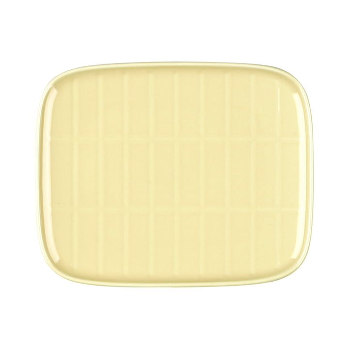 Marimekko - Tiiliskivi Servierplatte, 15 x 12 cm, butter yellow 