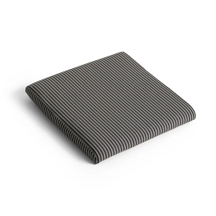 HAY - Type Seat Cushion für Stuhl, grau schwarz gestreift