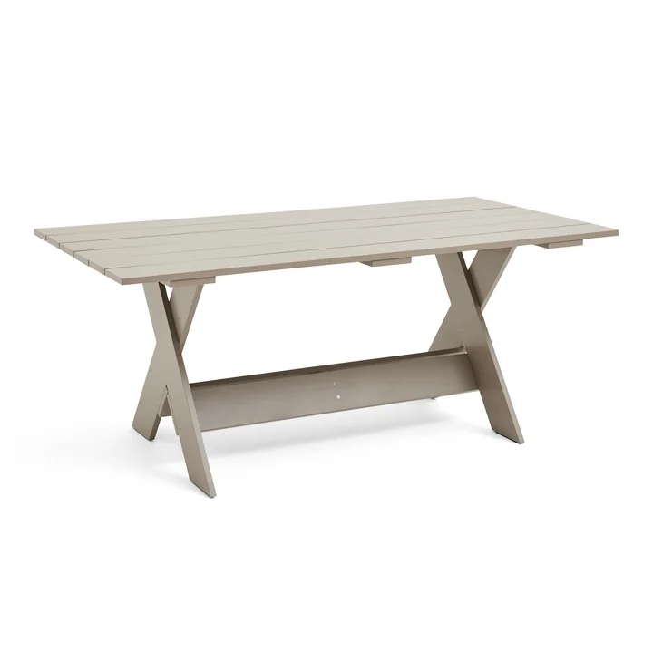 Crate Dining Table, L 180 cm, london fog von HAY