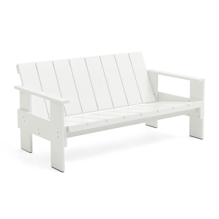 Crate Lounge Sofa, white von HAY