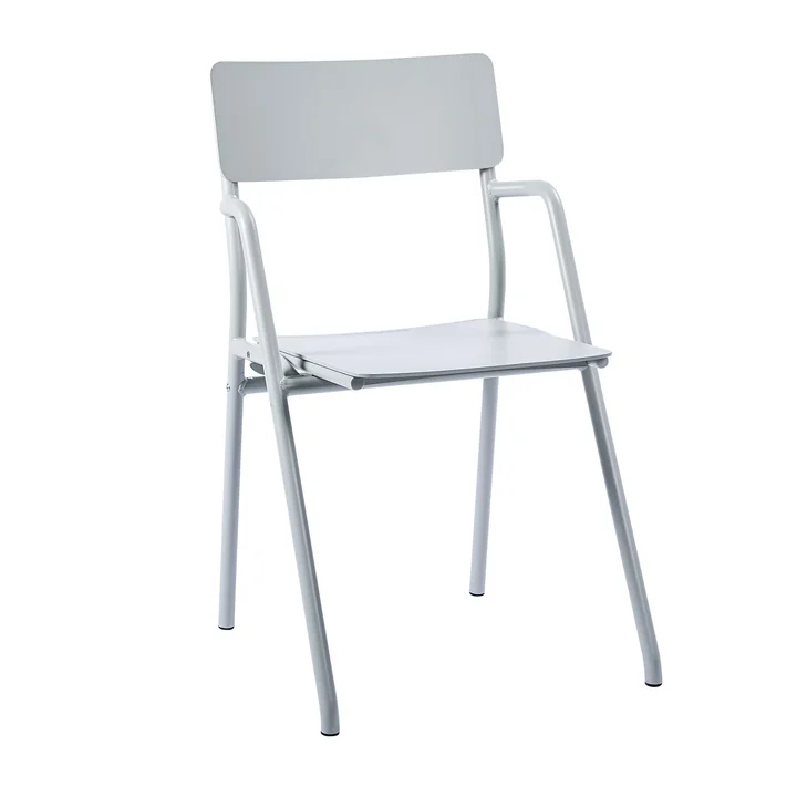 Flip-up Outdoor Klappstuhl, achatgrau von Weltevree
