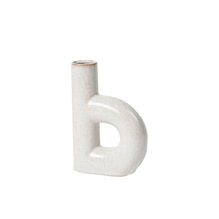 Hector Vase, b, rainy day grey von Broste Copenhagen