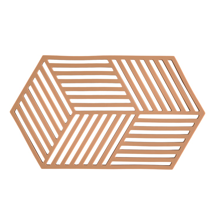 Zone Denmark - Hexagon Untersetzer, light terracotta