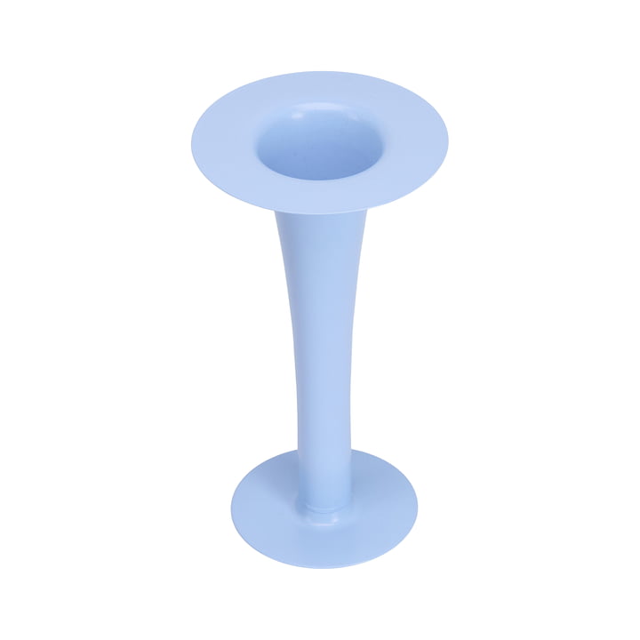 Trumpet - 2 in 1 Vase & Kerzenhalter, H 24 cm, light blue von Design Letters