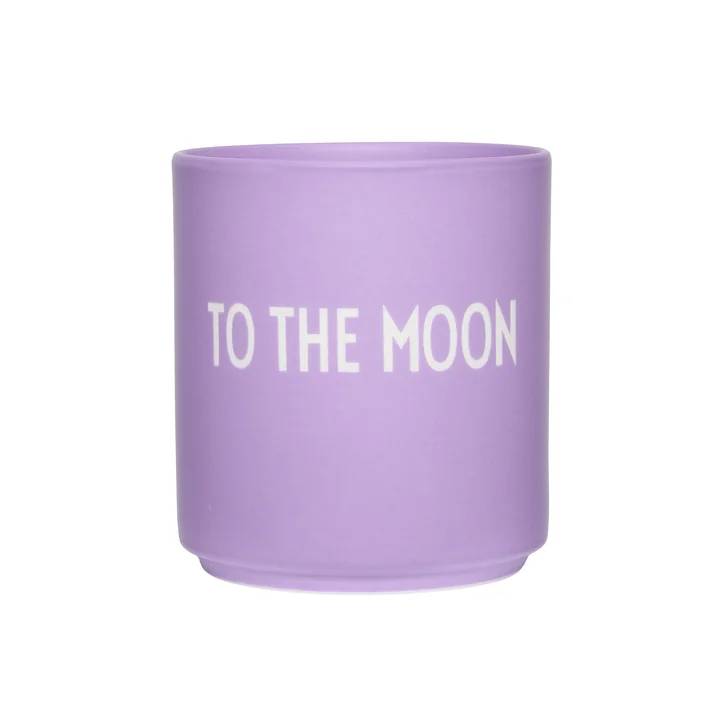 AJ Favourite Porzellan Becher, to the moon / lilac breeze von design Letters