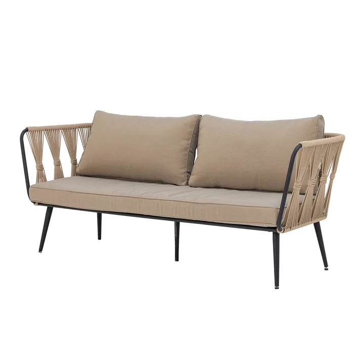 Bloomingville - Pavone Sofa, braun / beige