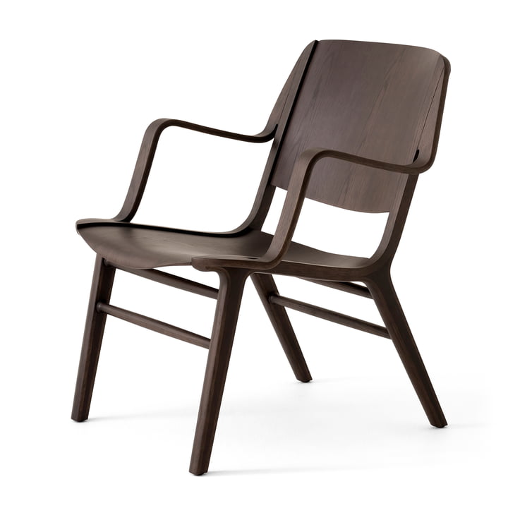 AX Lounge Chair mit Armlehnen HM11, Eiche dunkel gebeizt von &Tradition
