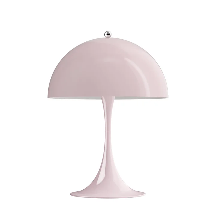Panthella 250 Tischleuchte Ø 25 cm, pale rose opal (Acryl) von Louis Poulsen