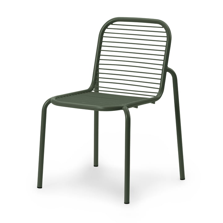 Vig Stuhl, dunkelgrün von Normann Copenhagen