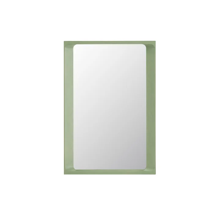Arced Spiegel, 80 x 55 cm, hellgrün von Muuto
