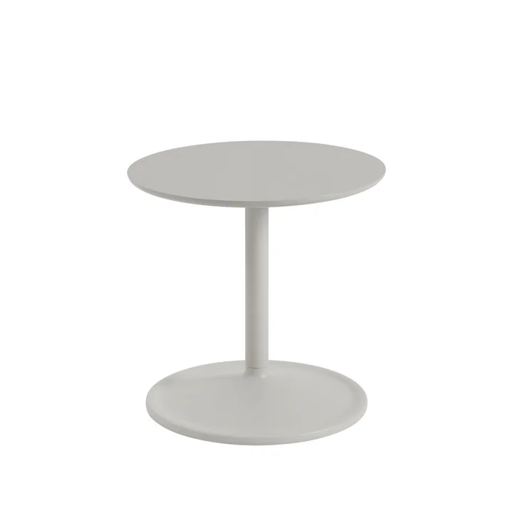 Muuto - Soft Beistelltisch, Ø 41 cm, H 40 cm, grau
