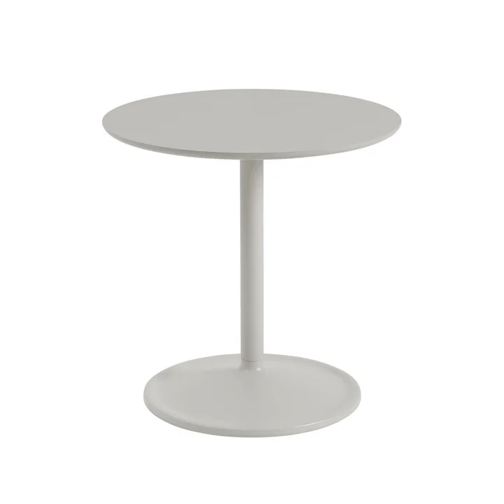 Muuto - Soft Beistelltisch, Ø 48 cm, H 48 cm, grau