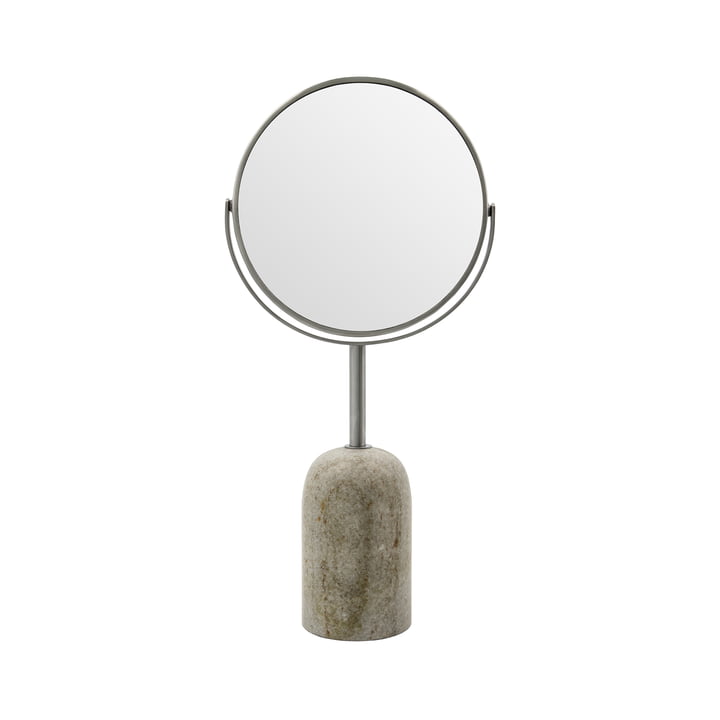 Marble Doppelseitiger Spiegel, beige von Meraki