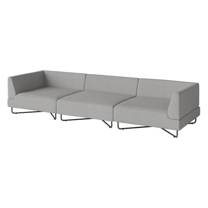 Orlando Outdoor Sofa, 3-Sitzer, Brezza hellgrau von Bolia