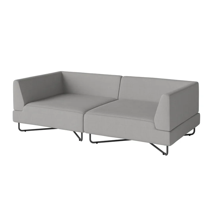 Orlando Outdoor Sofa, 2-Sitzer, Brezza hellgrau von Bolia