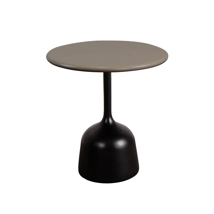 Cane-line - Glaze Couchtisch ⌀ 45 cm, lavagrau