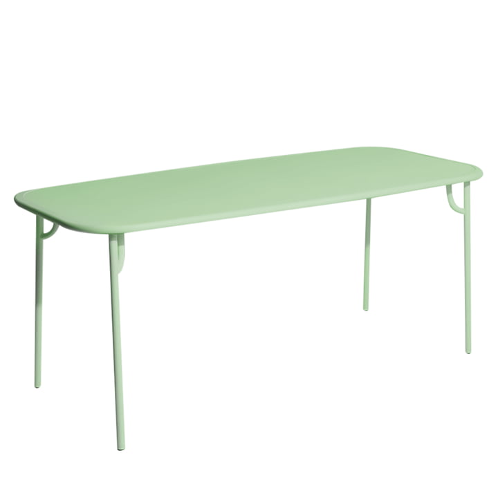 Petite Friture - Week-End Tisch, 180 x 85 cm, pastelgrün