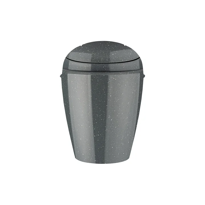 Koziol - DEL Schwingdeckeleimer XS, 2L, recycled ash grey