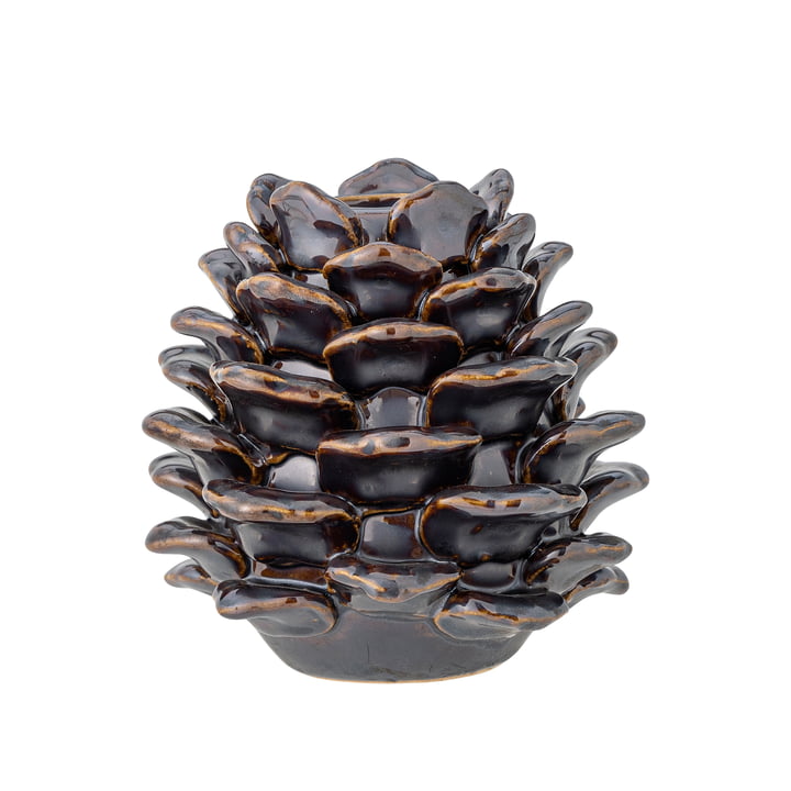 Bloomingville - Pine Kerzenhalter, H10 cm, braun