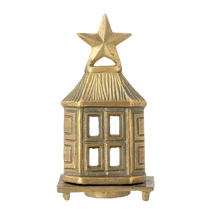 Bloomingville - Crista Teelichthalter, L9 x H17 cm, gold