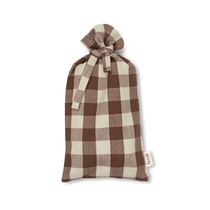 Bothy Check Serviette (4er-Set), zimt/grau-grün von Ferm Living