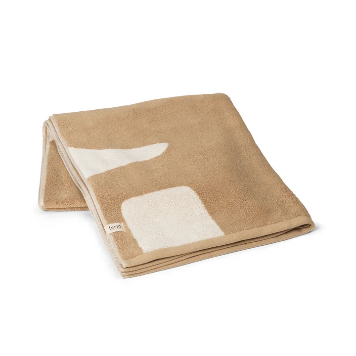 Ebb Badetuch, sand/naturweiß von Ferm Living