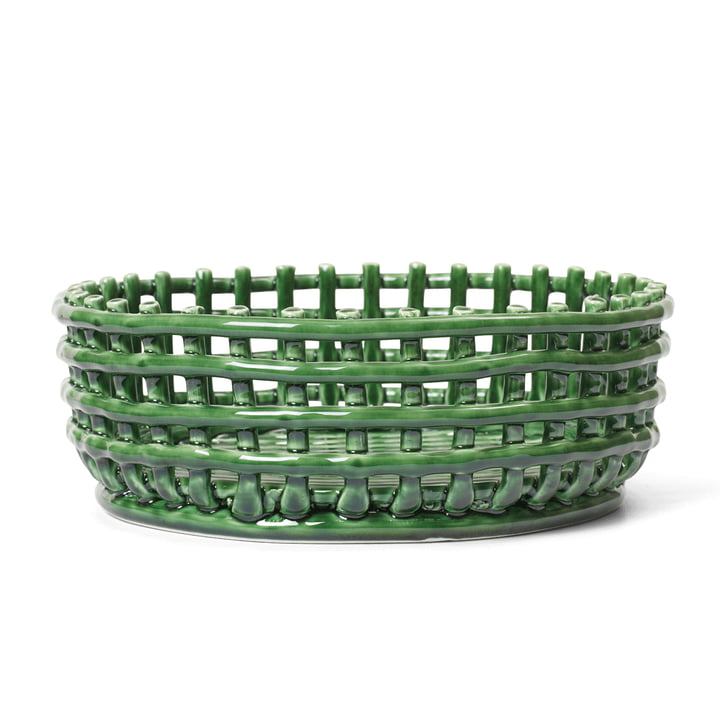 Keramik Centerpiece, emerald green von ferm Living