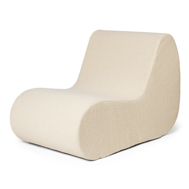 Rouli Center Modul Sessel, off-white (Pure Bouclé) von Ferm Living