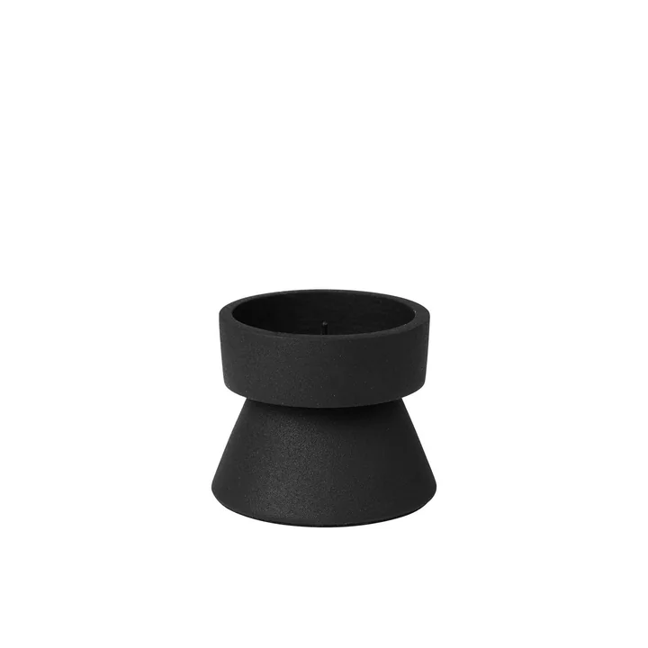 Anker Kerzenständer, Ø7 cm, schwarz von Broste Copenhagen