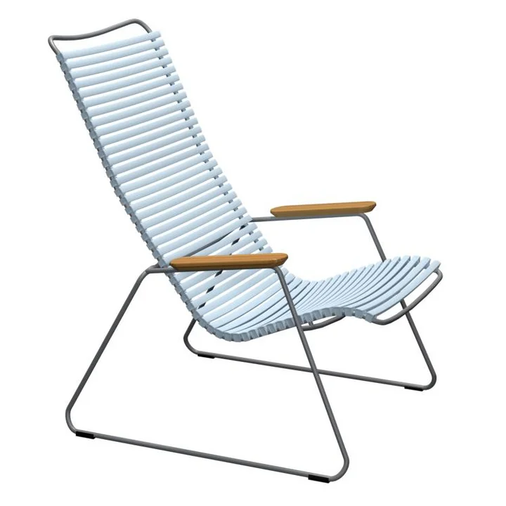 CLICK Outdoor Lounge Chair, dusty light blue