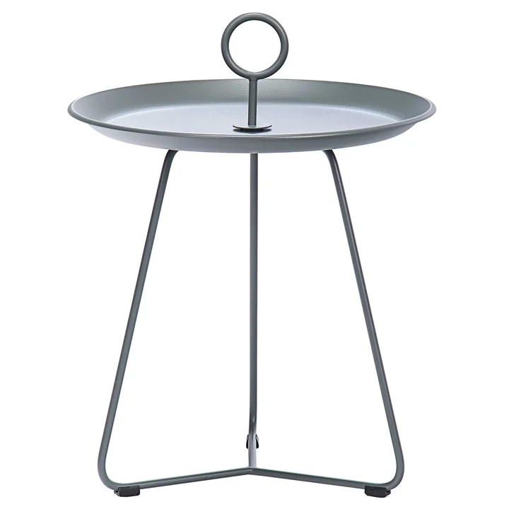 EYELET Beistelltisch, Ø 45 cm, dunkelgrau