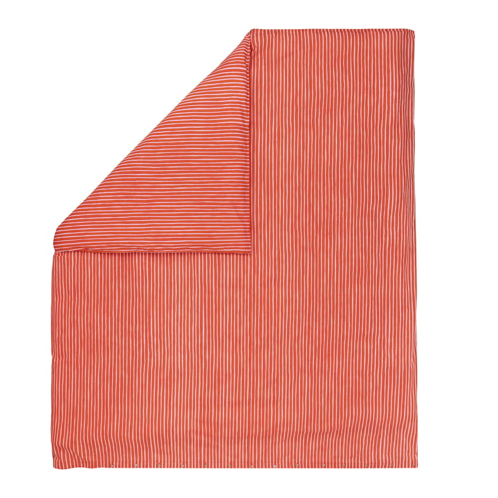 Piccolo Deckenbezug, 210 x 210 cm, warm orange / pink von Marimekko