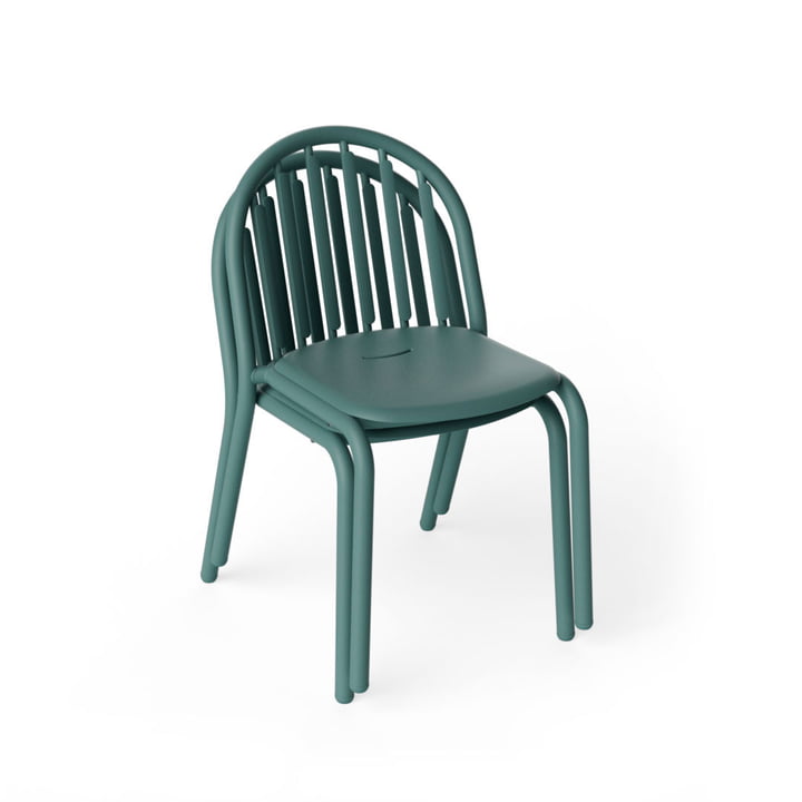 Fred's Outdoor Stuhl, salbeigrün dunkel (2er Set) (Exklusive Edition) von Fatboy