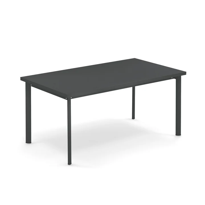 Emu - Star Tisch H 75 cm, 160 x 90 cm, antikeisen