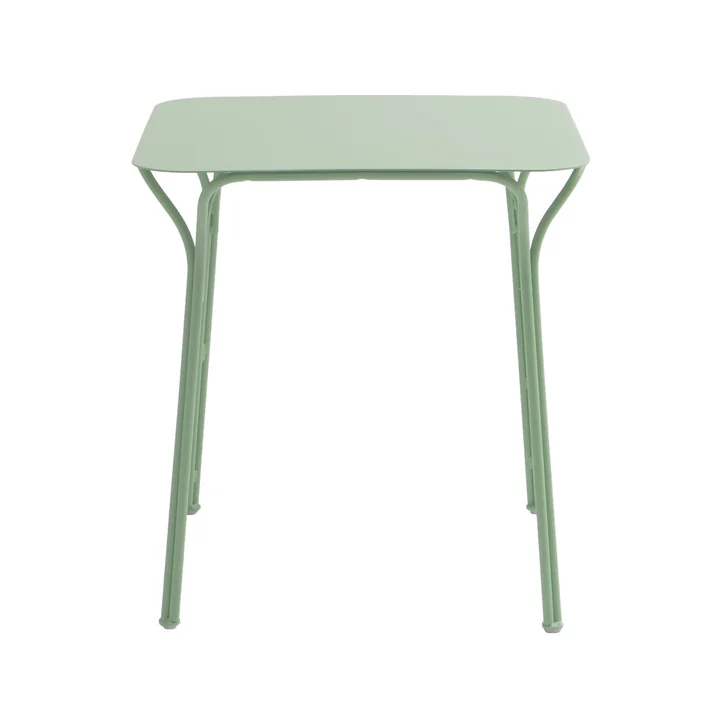 Kartell - Hiray Gartentisch, 70 x 70 cm, salbeigrün